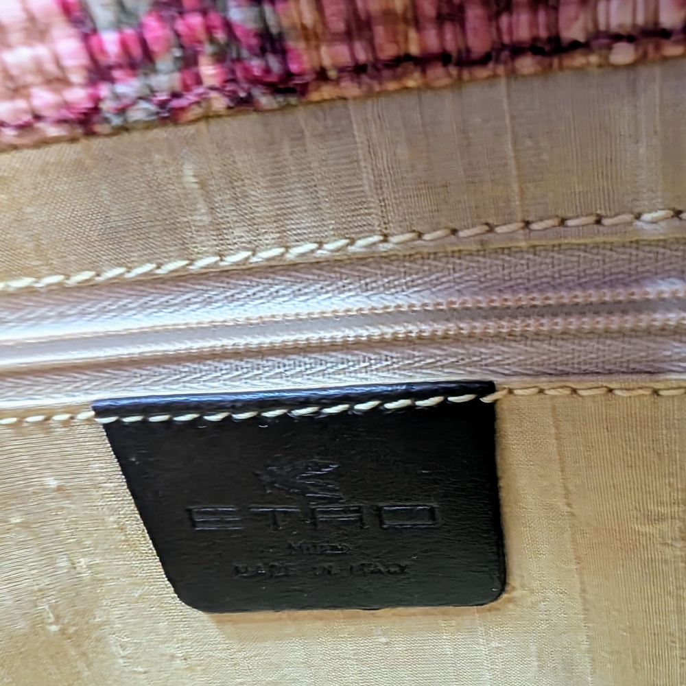 Etro Vintage Paisley Wovan Tote Bag - Picture 10 of 11